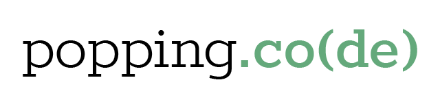 Logo of popping.co(de)